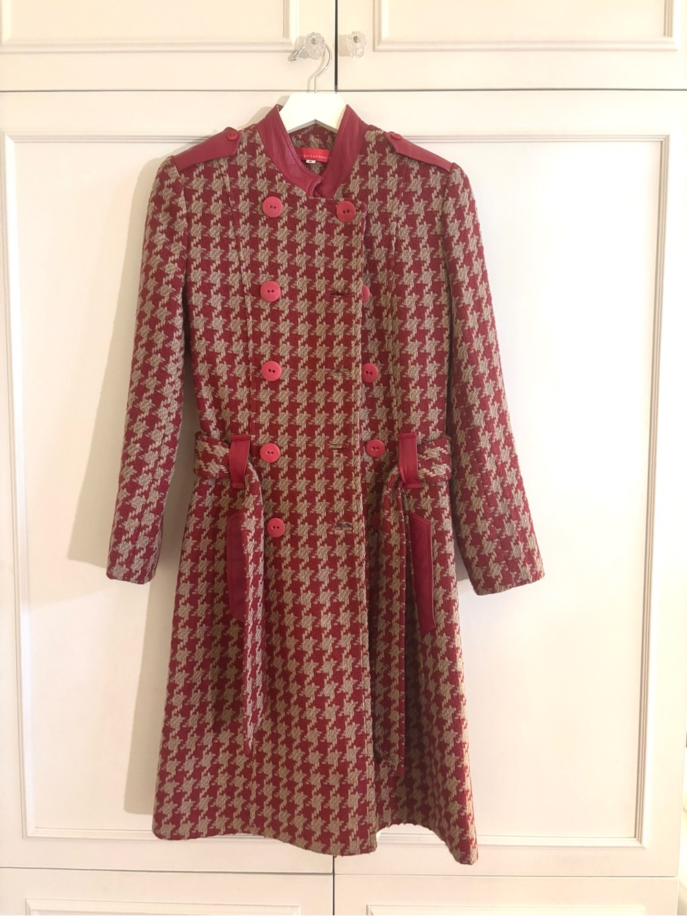 Houndstooth coat